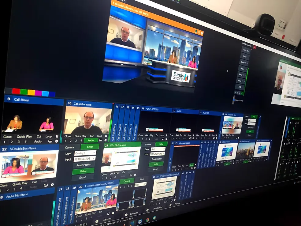 Realización con vMix e invitados conectados por videollamada